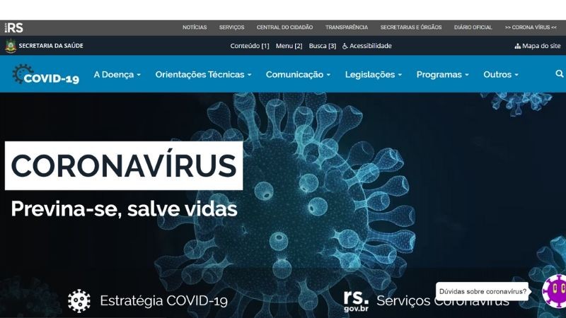 print da capa do novo site