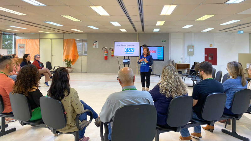 Palestra aconteceu no edifício-sede da autarquia.