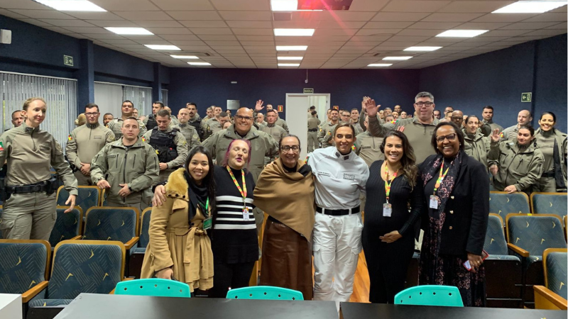 O encontro contou com a parceria da Brigada Militar e com apoio do IMAMA